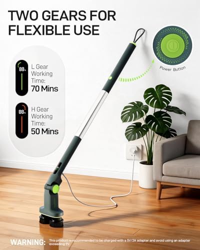 Electric Spin Scrubber Cordless Cleaning Brush - Image 4