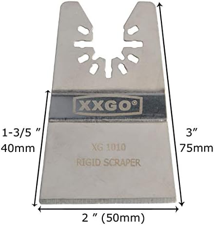 XXGO 20 Pcs Rigid Oscillating Tool Scraper Blades to Remove Tile Adhesive - Image 2