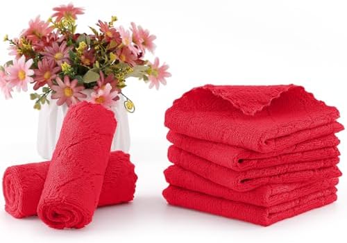 Homaxy 24 Pack Super Soft Absorbent Dish Cloths - Image 6