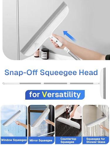 Silicone Floor Squeegee, 180° Rotating Air Broom, Squeegee - Image 5