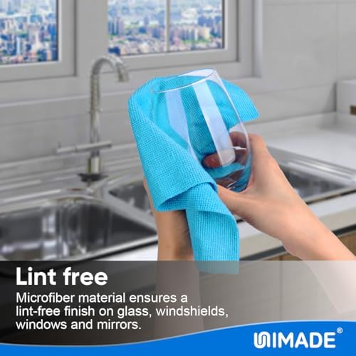 UNIMADE Microfiber Cleaning Cloth, 50PK Reusable Microfiber Cleaning Cloth - Image 5