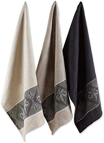 DII Cotton French Jacquard Dish Towels, Decorative Tea Towels by DII