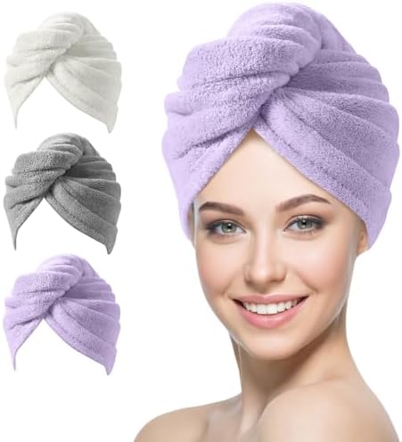 YFONG Larger Microfiber Hair Towel Wrap by YFONG
