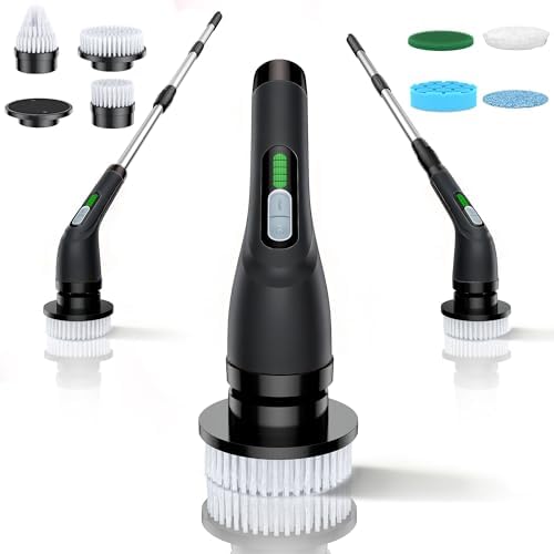 Electric Spin Scrubber for Bathroom: Shower Cleaner Brush by VigorDay