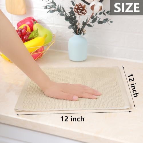 Homaxy 100% Cotton Waffle Weave Kitchen Dish Cloths - Image 5