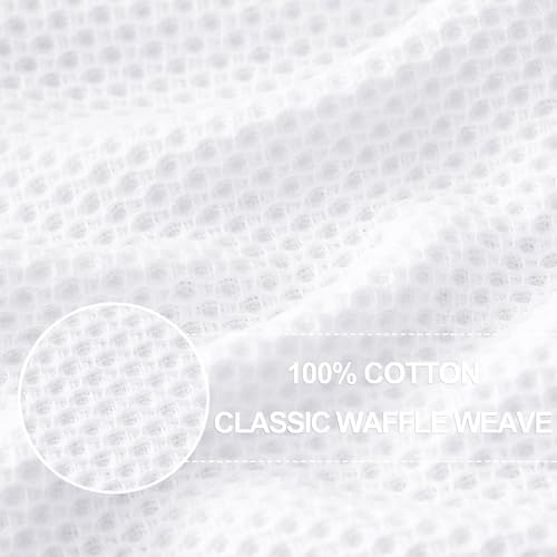 Homaxy 100% Cotton Oversized Waffle Weave Kitchen Towels - Image 2