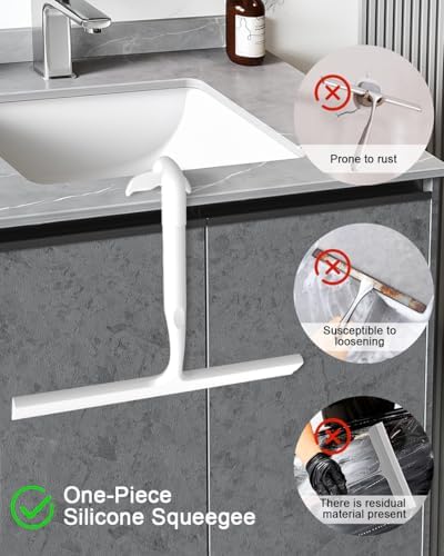 Shower Squeegee Glass Doors, All-Purpose Ergonomic Squeegee - Image 3