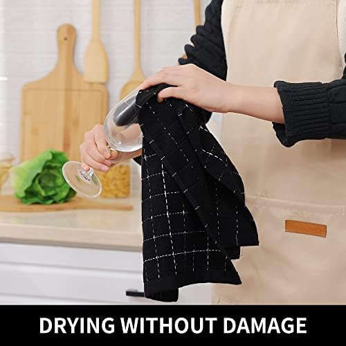 Homaxy 100% Cotton Terry Kitchen Towels, 2 Pack - Image 4