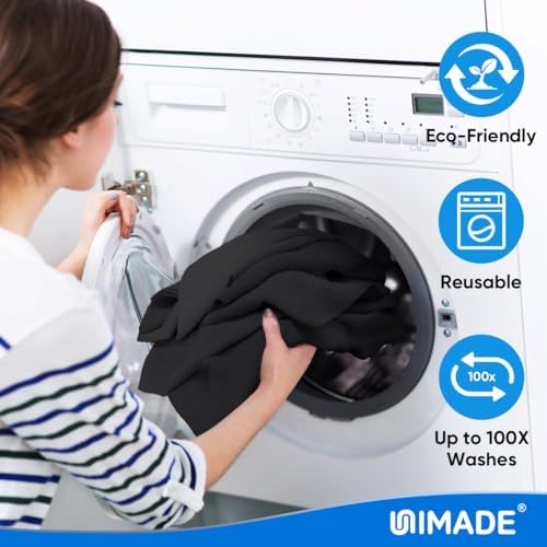 UNIMADE Microfiber Cleaning Cloth, 20 Pack Reusable Microfiber Towels - Image 6