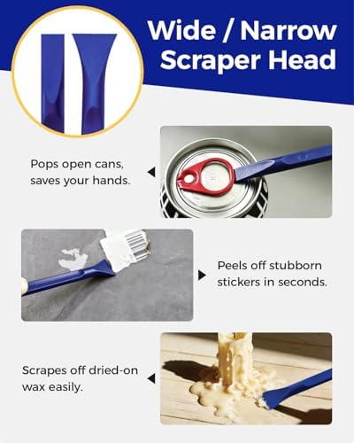 12Pcs Plastic Scraper Tool, Crevice Cleaning Tool, Non-Scratch Car Detailing - Image 4