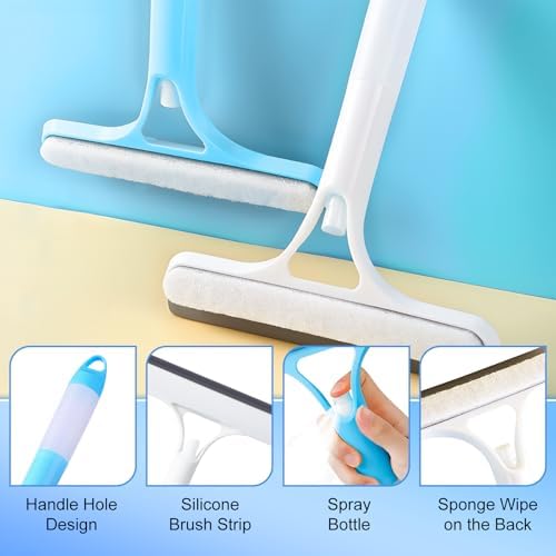 3 in 1 Window Cleaning Scraper, New 3 in 1 Window Cleaner, Squeegee and Scrubber - Image 3