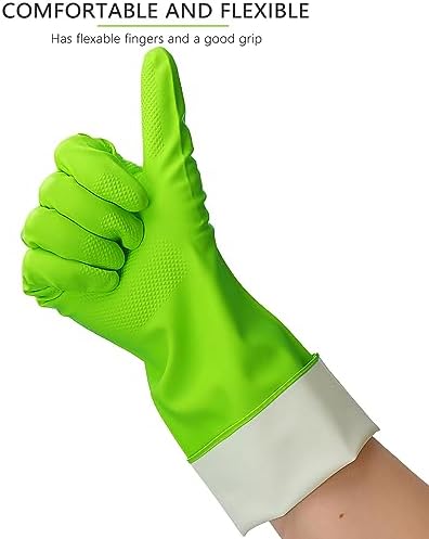 Latex Free Nitrile Cleaning Gloves, 3 Pairs - Image 3