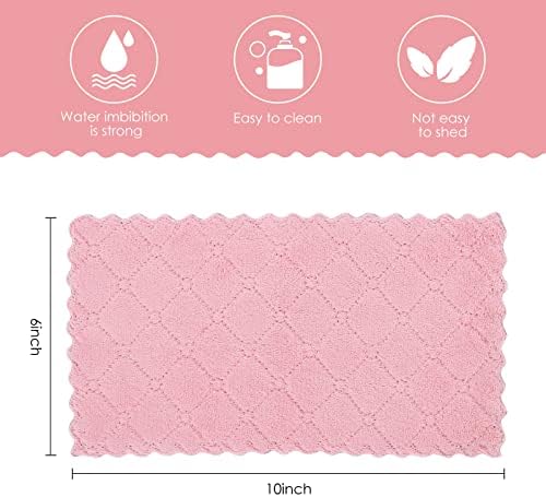 Rachan 22 Pack Kitchen Dish Cloths, Reusable Dish Towels, Nonstick Oil Washable - Image 2