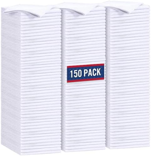 GLIMGLINT Microfiber Cleaning Cloth, 150 Pack Towels by Unknown