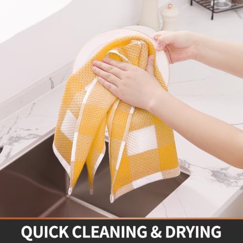 Homaxy Kitchen Towels and Dishcloths Set of 16 - Image 5