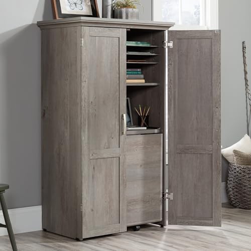 Sauder Miscellaneous Storage Craft & Sewing Armoire, L: 35.112" x W: 21.81" x - Image 5