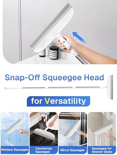Silicone Floor Squeegee, 180° Rotating Air Broom, Squeegee - Image 5