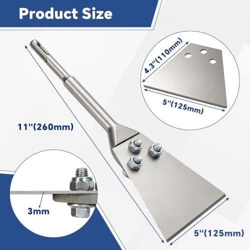 5"x11" SDS Plus Floor Scraper Kit - Image 3