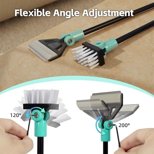 UPETTOOLSAlgae Scraper for Glass Aquariums, 2 in 1 Adjustable Algae Scraper - Image 6
