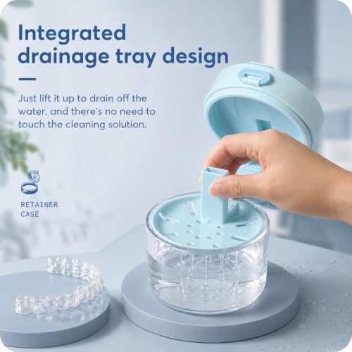 3-in-one dentures, retainer cleaning box, Retainer Case - Image 5