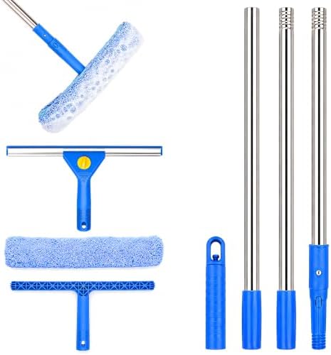 Window Cleaning Kit with Extension Pole by Unknown