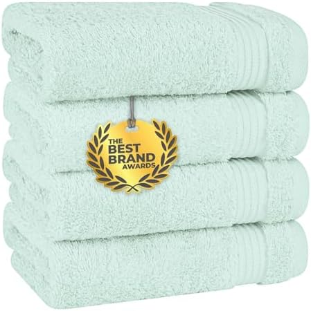 Cotton Paradise 100% Cotton Turkish Towel Set, Soft Absorbent Quick Dry by UNITEDHOMETEXTILE