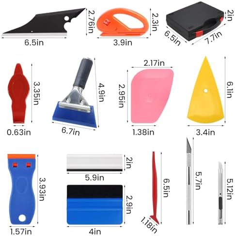 JIURUN 43-Piece Window Tint Tool Kit - Image 2