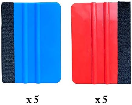 Felt Edge Squeegee Car Wrapping Tool Kits 4 Inch Vinyl Wrap Squeegee Applicator - Image 2