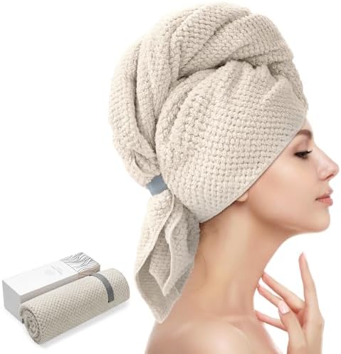 YFONG Large Microfiber Hair Towel Wrap by YFONG