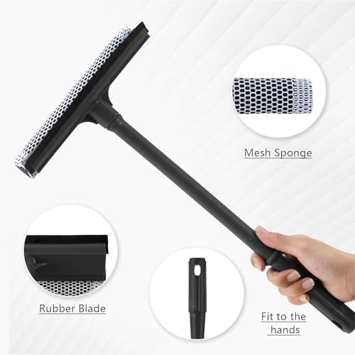 Window Squeegee, 2-in-1 Window Cleaner, Window Washing Kit, Outdoor Window - Image 3