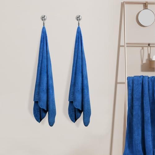 HOMEXCEL Bath Towels 2PK, Microfiber Ultra Soft Bathroom Towel, 27x54 in - Image 6