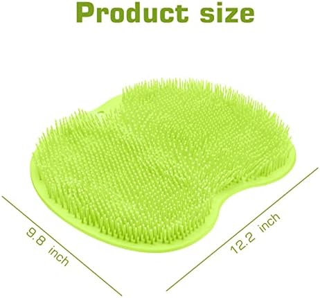 Shower Foot Scrubber Mat Back Washer Back Exfoliating Bath Wash Pad Wall - Image 7