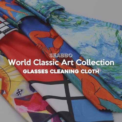 Microfiber Cleaning Cloth for Glasses & Lens-World Classic Art Series 4PCS - Image 4