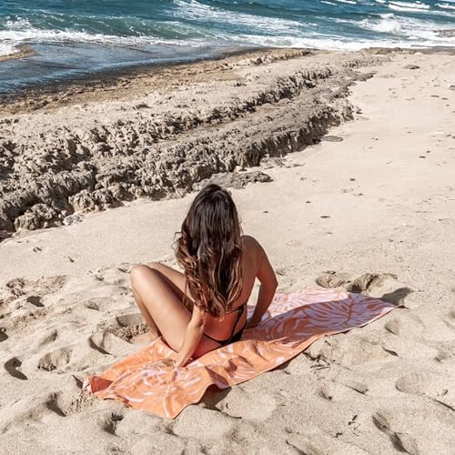 Eunzel 2 Pack Microfiber Beach Towel, Quick Dry Travel Towel Large Sand Free - Image 3