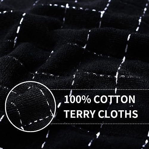 Homaxy 100% Cotton Terry Kitchen Towels, 2 Pack - Image 2