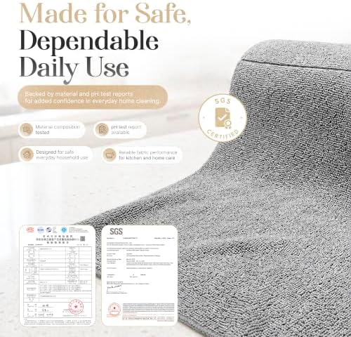 Microfiber Cleaning Cloth Roll 20 Sheets 11" x 10" Tear Away Microfiber Towel - Image 6