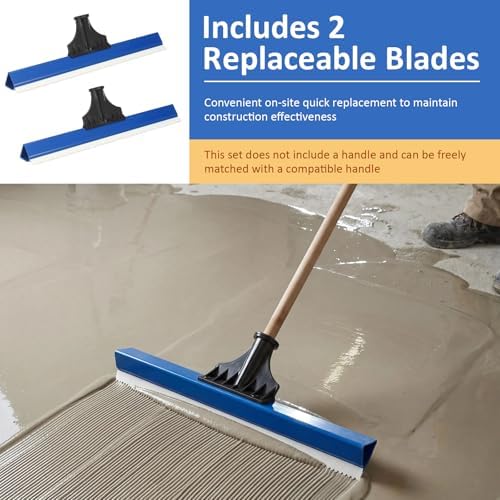 2 Pack 16 Inch Epoxy Floor Squeegee, Notched Squeegee - Image 7