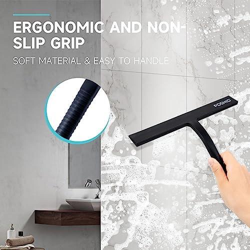 FOSHIO Shower Squeegee for Glass Doors - Image 5
