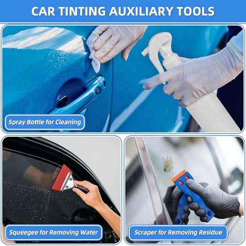 33PCS Window Tint Kit, Felt Squeegee - Image 2