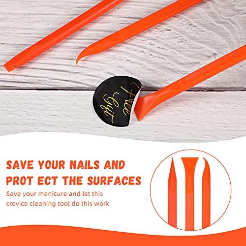 Minatee 18 Pcs Carbon Fiber Plastic Scrapers Cleaning Tool Non-scratch Plastic - Image 6