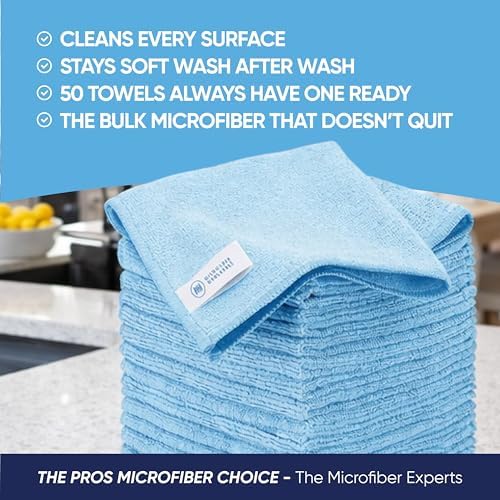 Bulk 12” X 12” All Purpose Microfiber Towels Wholesale - Image 2