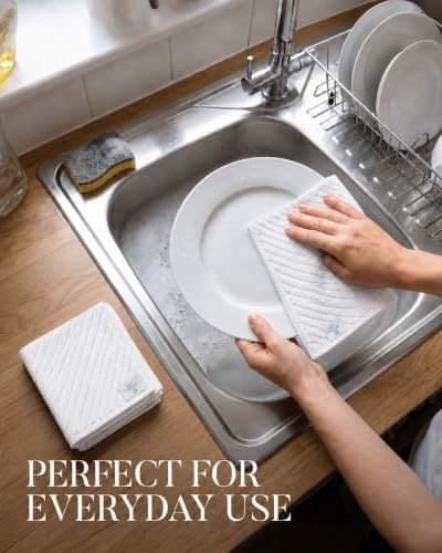 Bumble Dish Cloths, 100% Cotton Kitchen Towels - Image 5