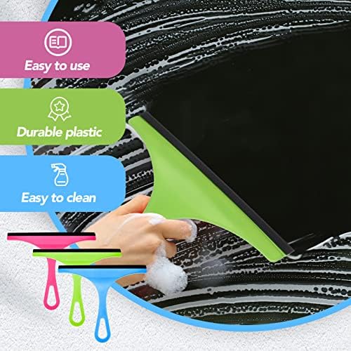 Yinder 21 Pcs Small Squeegee for Shower Glass Door Window, Candy Color - Image 3