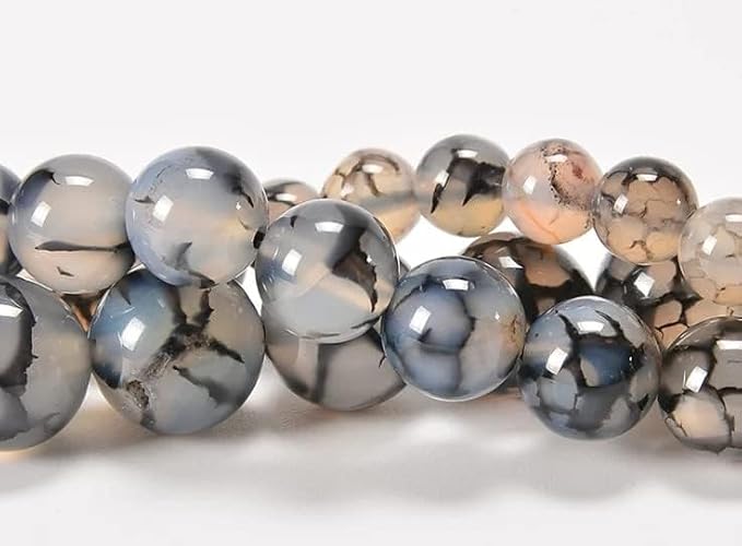 Zenkeeper 116Pcs Dragon Vein Agate Beads - Image 5