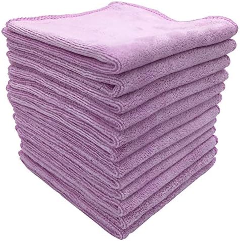 400 GSM Microfiber Cleaning Cloths, 12 Pack Ultra Absorbent Lint Free Towels - Image 5