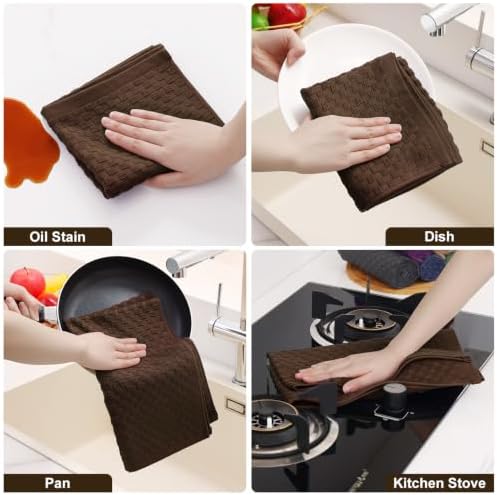 Homaxy 100% Cotton Terry Kitchen Towels - Image 5