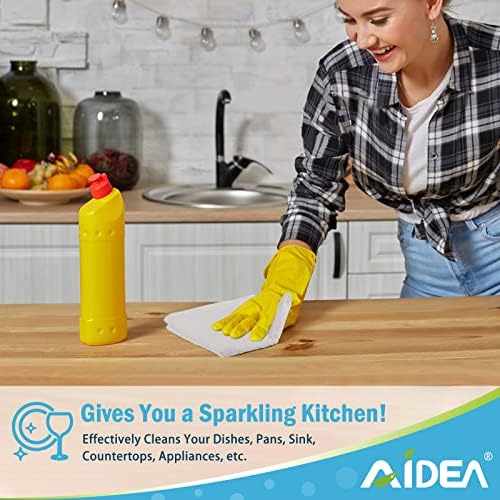 AIDEA White Microfiber Cleaning Cloth, Cleaning Rags, 11.5"×11.5" - Image 5