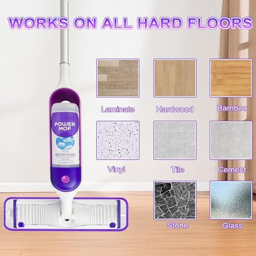 6 Pack Reusable Mop Pads for Swiffer PowerMop, Power Mop Pads 15'' Microfiber - Image 4