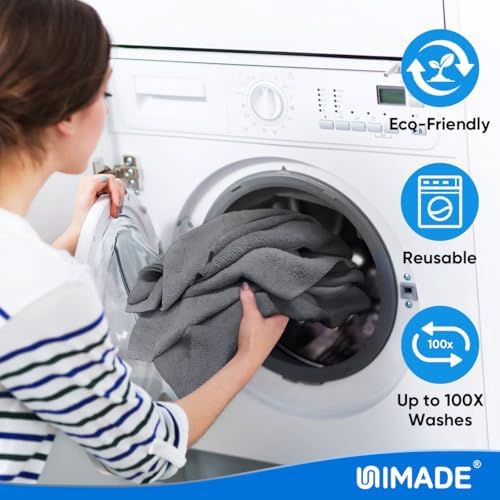 UNIMADE Microfiber Cleaning Cloth, 50 Pack Microfiber Towels - Image 6