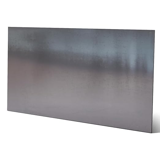 Hicarer 24 x 36 Inch A36 Carbon Steel Sheet 0.08" Thickness Length 14 Gauge Hot Rolled Steel Plate for Automotive Sheet Metal, Furniture or Industrial, Unpolished (Mill) Finish